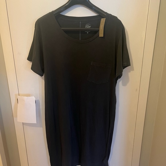 J.Crew Garment dyed Dress. Charcoal gray . Size XL. NWT - Picture 4 of 8
